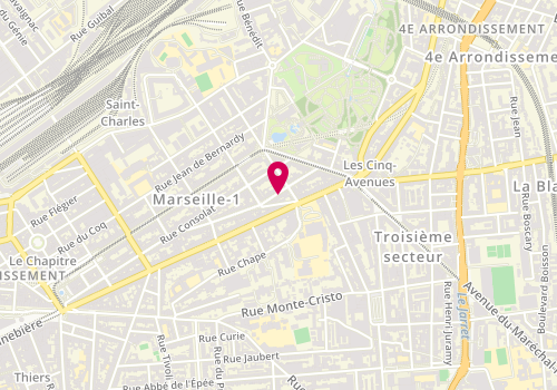 Plan de Entreprise Generale de Peinture, 12 Rue d'Anvers, 13001 Marseille