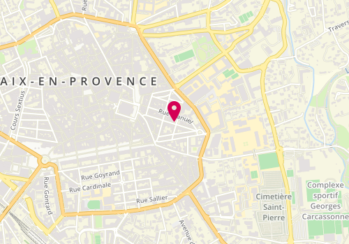 Plan de Abeille Assistance 13, 31 Rue Emeric David, 13100 Aix-en-Provence