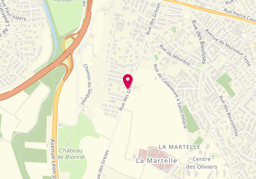 Plan de DRAGHICI Constantin, 624 Rue Grèzes, 34070 Montpellier
