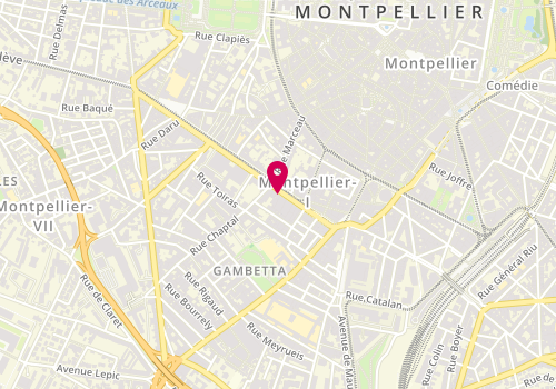 Plan de Abiver, 21 Cours Gambetta, 34000 Montpellier