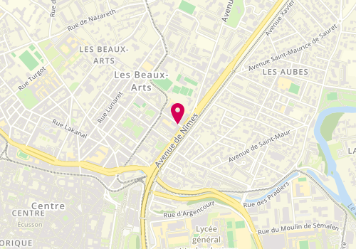 Plan de Artifex, J M Decors 25 Rue Yehudi Menuhin, 34000 Montpellier