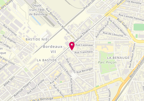 Plan de AUMARCHAND Gilles, 7 Rue Laville Fatin, 33100 Bordeaux