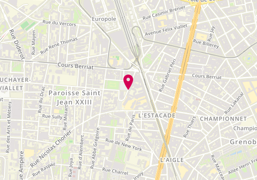 Plan de GUERIPEL Patrick, 9 Place Saint Bruno, 38000 Grenoble