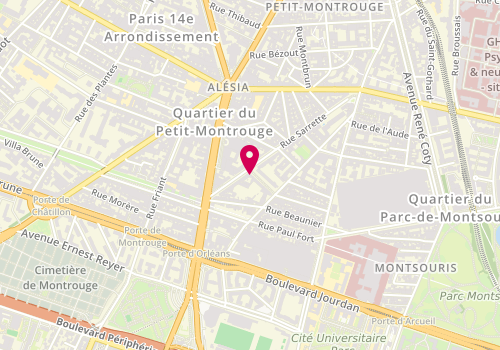 Plan de 2 Dl, 11 Rue Prisse d'Avennes, 75014 Paris
