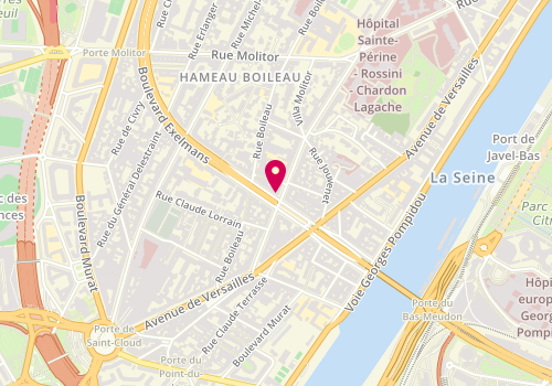 Plan de 8 l'Etoile, 40 Boulevard Exelmans, 75016 Paris
