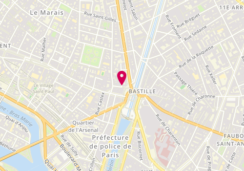 Plan de ABRANTES Manuel, 2 A 4 2 Rue Jean Beausire, 75004 Paris
