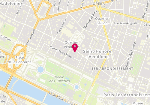 Plan de A Abab Abaca Abri Sécurité, 231 Rue Saint Honoré, 75001 Paris