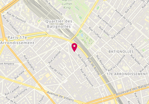 Plan de Alpha Services, 71 Rue Dulong, 75017 Paris
