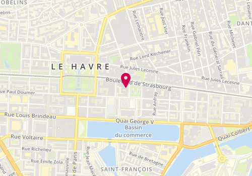 Plan de À Ciel Ouvert, 5 place Léon Meyer, 76600 Le Havre